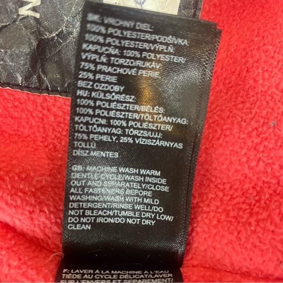 The North Face Girls 3T Pink Reversible Hooded Full Zip Puffer Faux - Picture 13 of 14